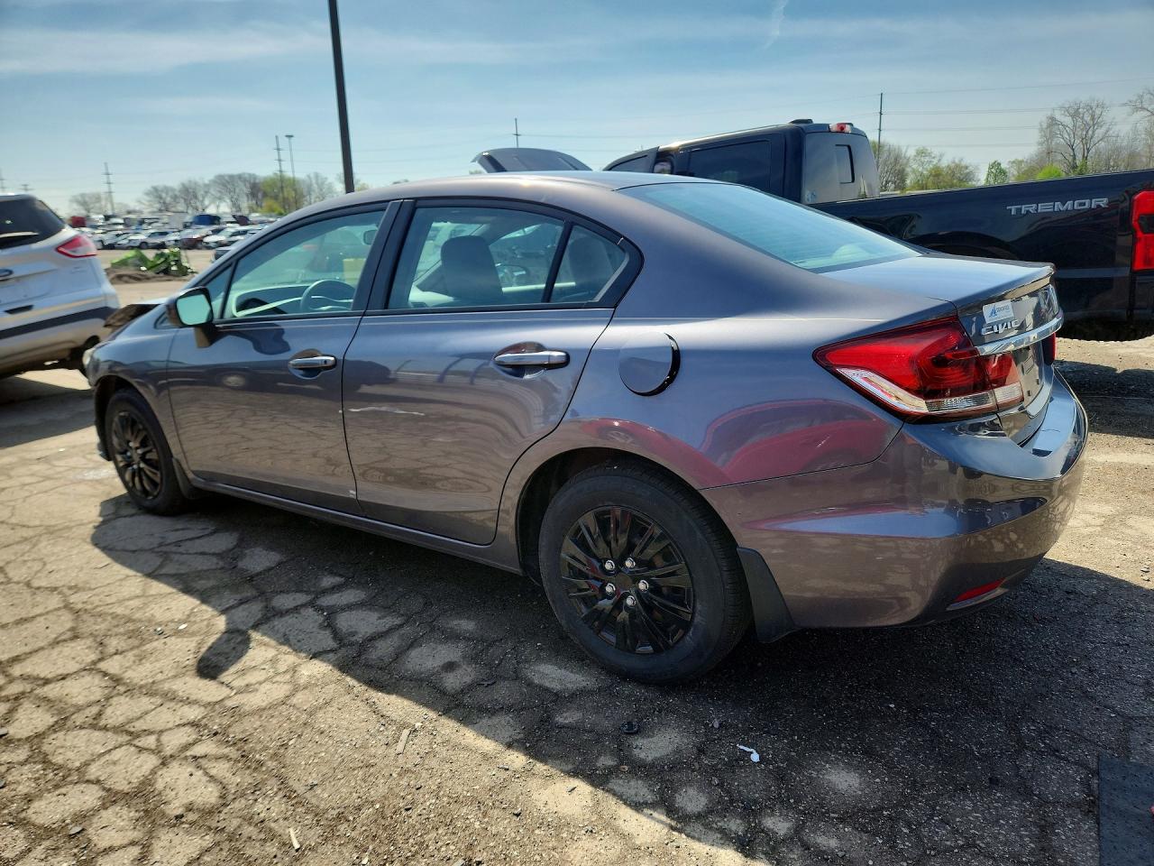 2014 Honda Civic VIN 2HGFB2F57EH515844 photo 2