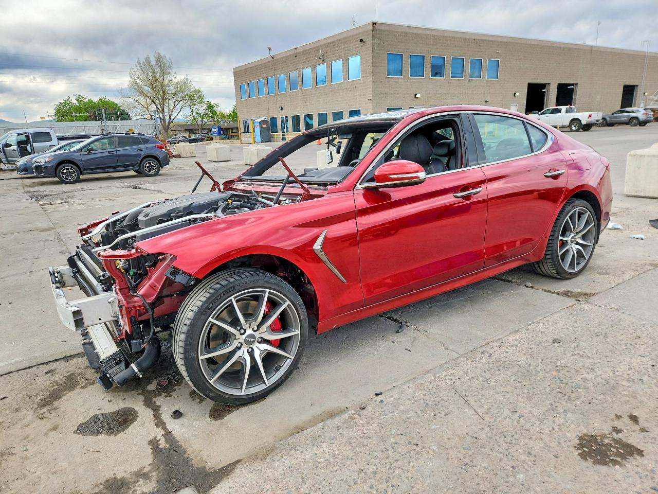 2020 Genesis G70 VIN KMTG34LE1LU058069 photo 1