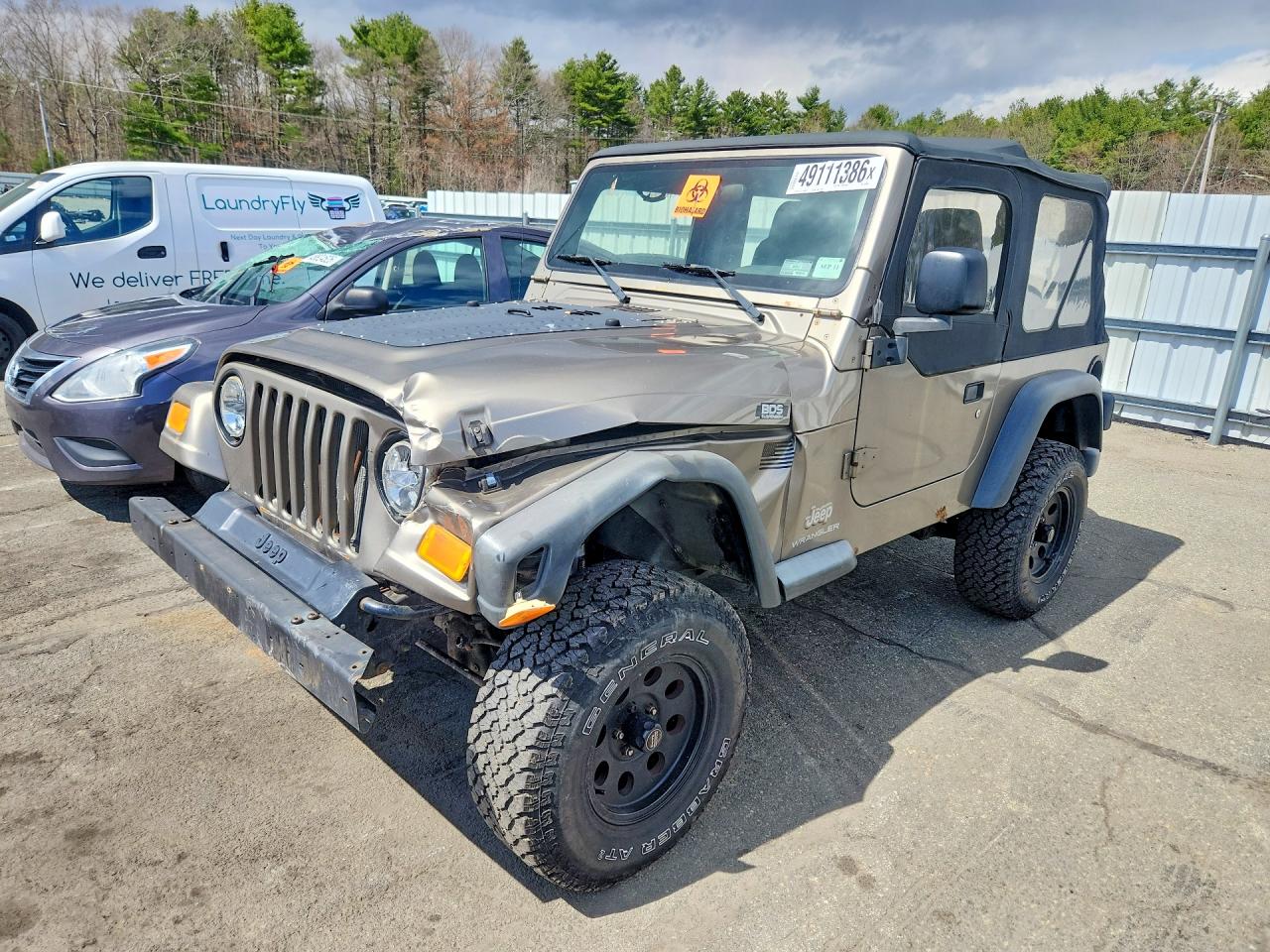 2003 Jeep Wrangler / VIN 1J4FA29123P356888 photo 1