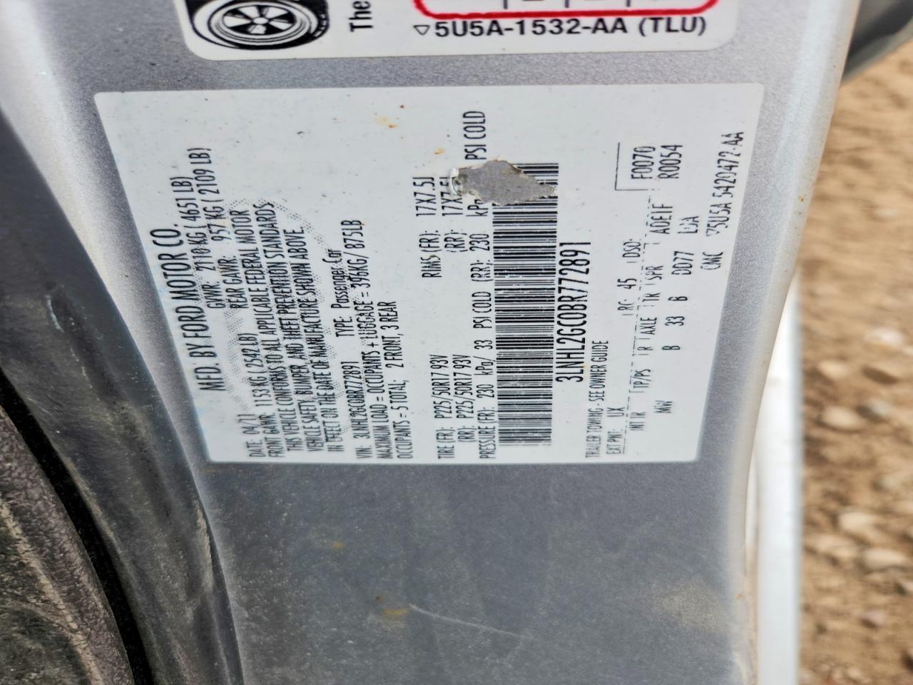 2011 Lincoln Mkz VIN 3LNHL2GC0BR772891 photo 12