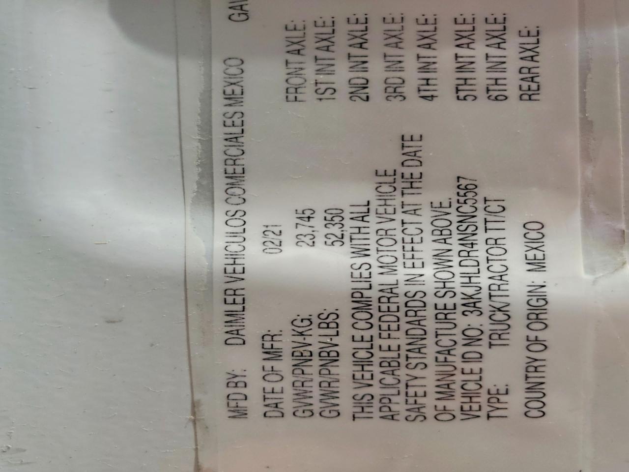 2022 FREIGLINER All other VIN 3AKJHLDR4NSNC5567 photo 10