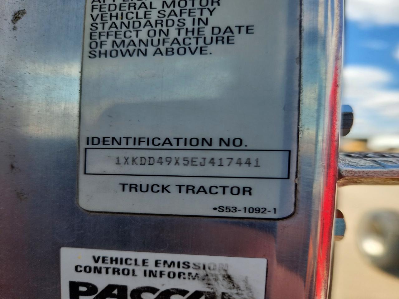2014 KENWORTH All other VIN 1XKDD49X5EJ417441 photo 10