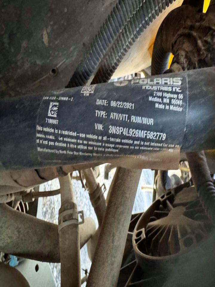 2021 Polaris Rzr turbo VIN 3NSP4L926MF582779 photo 10