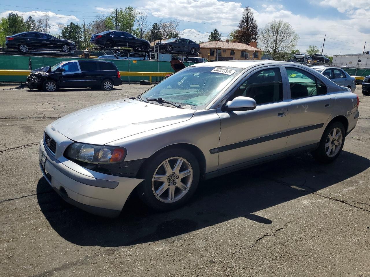 2002 VOLV S60 VIN YV1RS61R722165658 photo 1