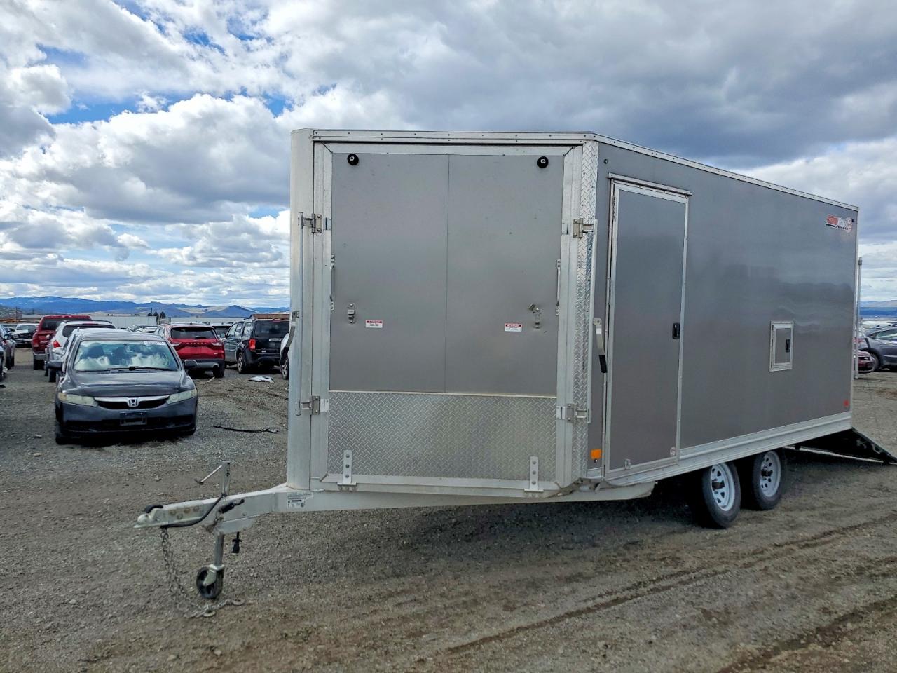 2021 ALCOM E 101X14 ENCLOSED SNOWMOBILE TRAILER VIN 5WFBW1420MB027484 photo 2