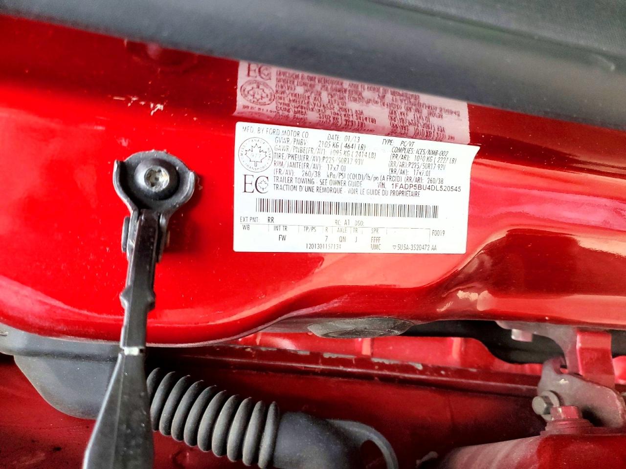 2013 Ford Cmax VIN 1FADP5BU4DL520545 photo 12