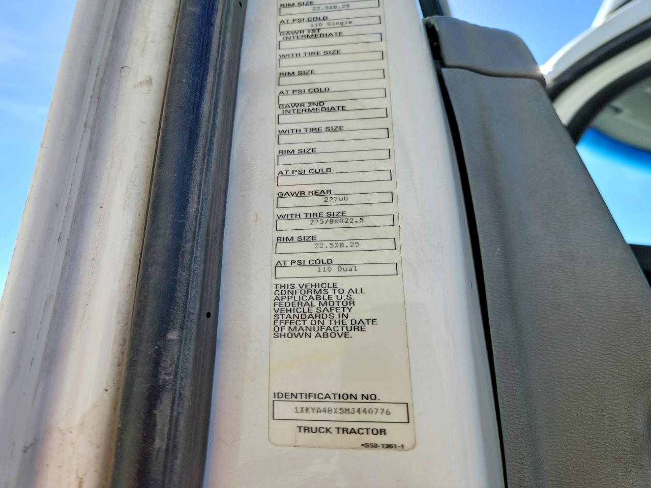 2021 KENWORTH All other VIN 1XKYA48X5MJ440776 photo 10