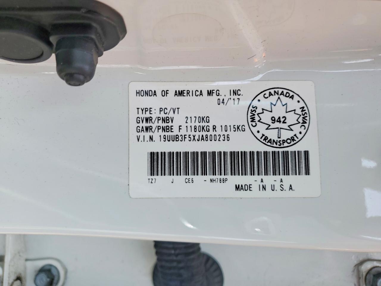 2018 Acura Tlx VIN 19UUB3F5XJA800236 photo 12