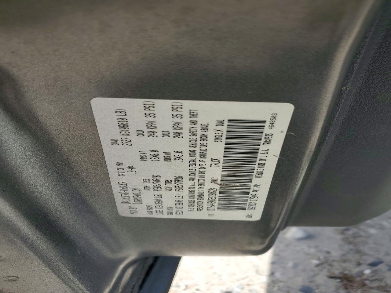 2005 Dodge Dakota VIN 1D7HW42K65S180724 photo 12