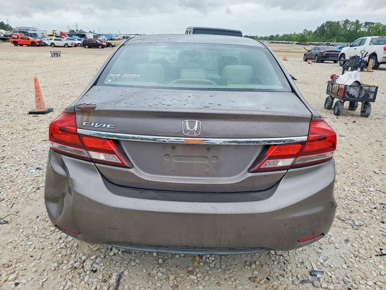 2015 Honda Civic VIN 19XFB2F86FE046686 photo 6