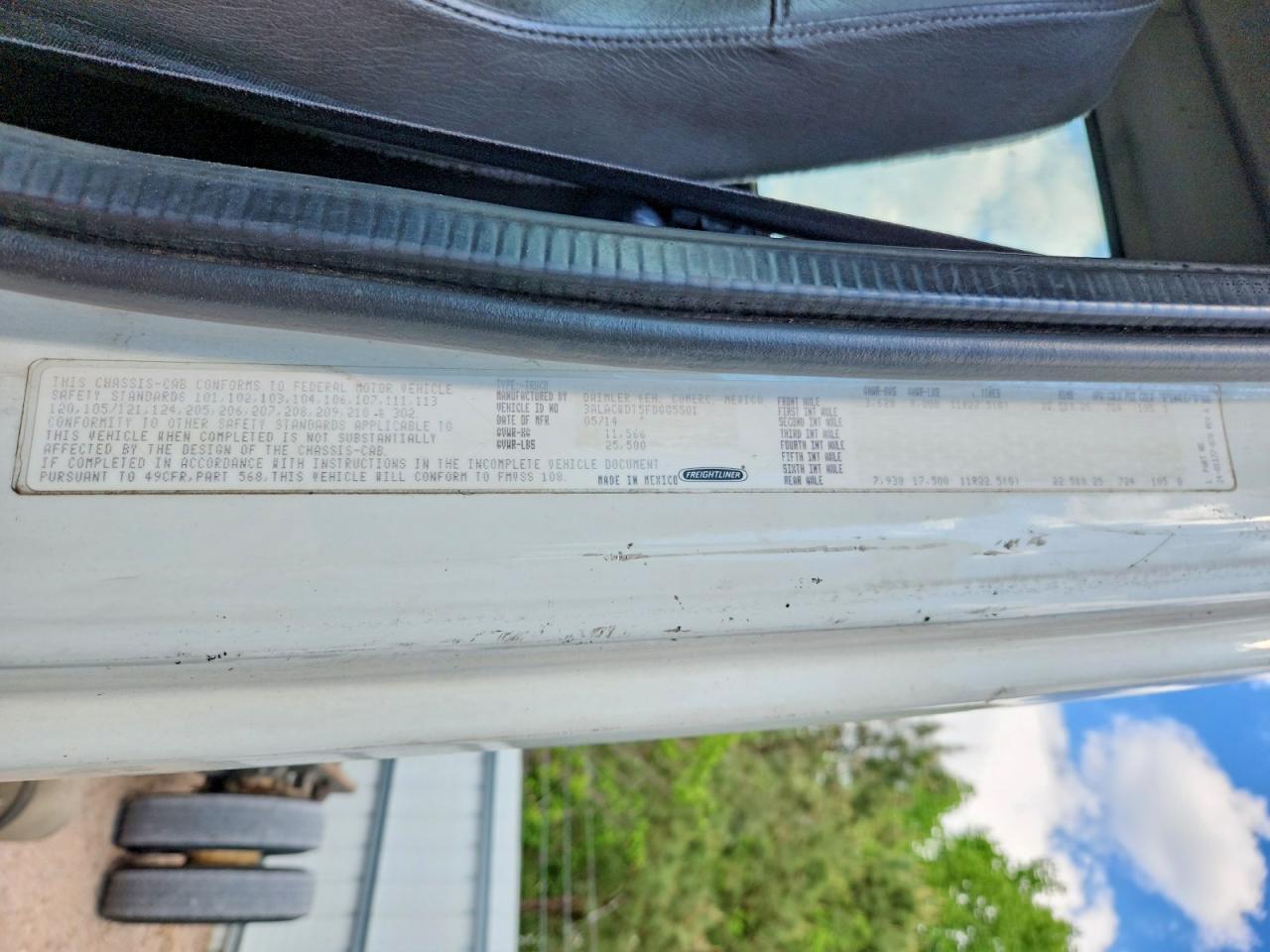 2015 FREIGHTLINER All other VIN 3ALACWDT5FDGG5501 photo 12
