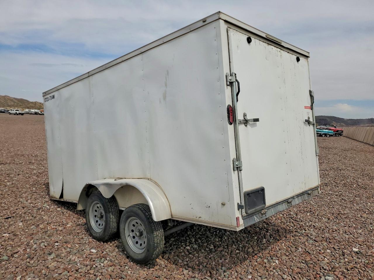 2021 DIAMOND CARGO 7X14TA ENCLOSED CARGO TRAILER VIN 53NBE1426M1088732 photo 3