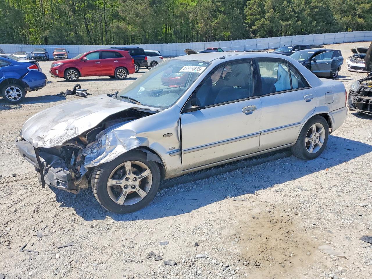2003 Mazda Protege VIN JM1BJ225630107410 photo 1