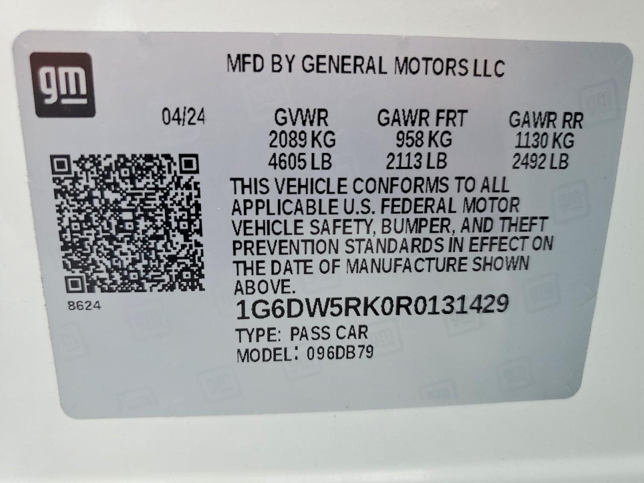 2024 Cadillac Ct5 VIN 1G6DW5RK0R0131429 photo 12