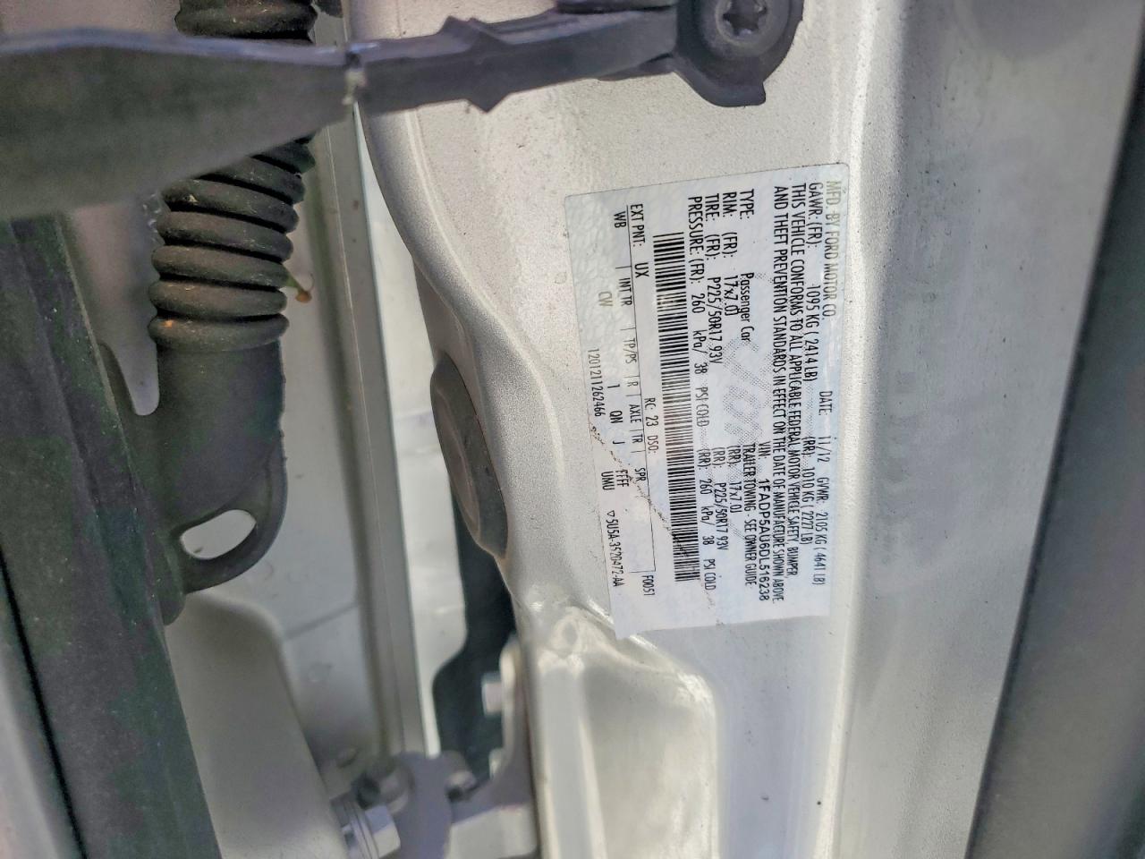 2013 Ford Cmax VIN 1FADP5AU6DL516238 photo 12