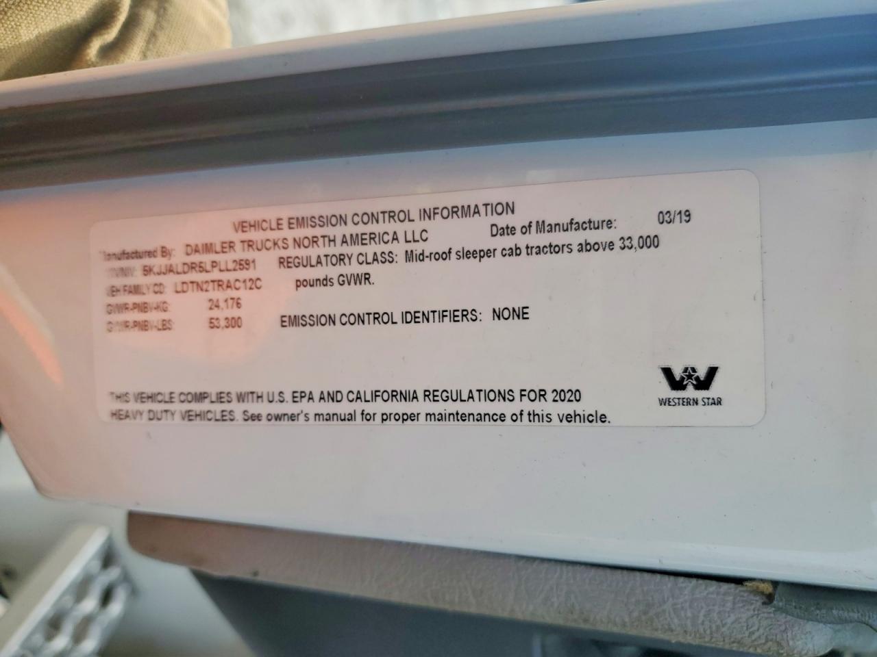 2020 WESTERN All other VIN 5KJJALDR5LPLL2591 photo 10