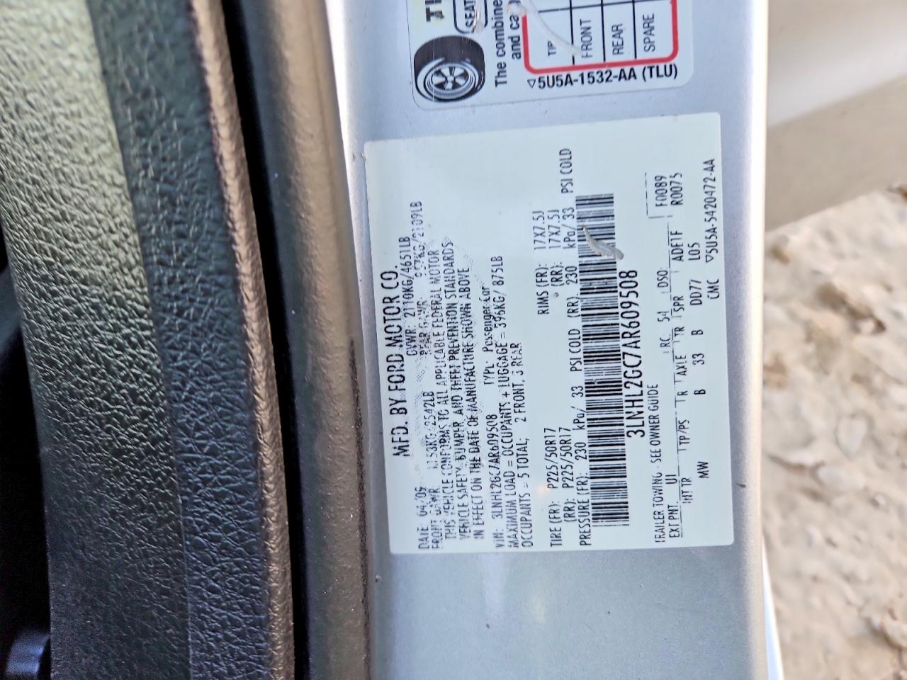 2010 LINCOLN Mkz VIN 3LNHL2GC7AR609508 photo 12