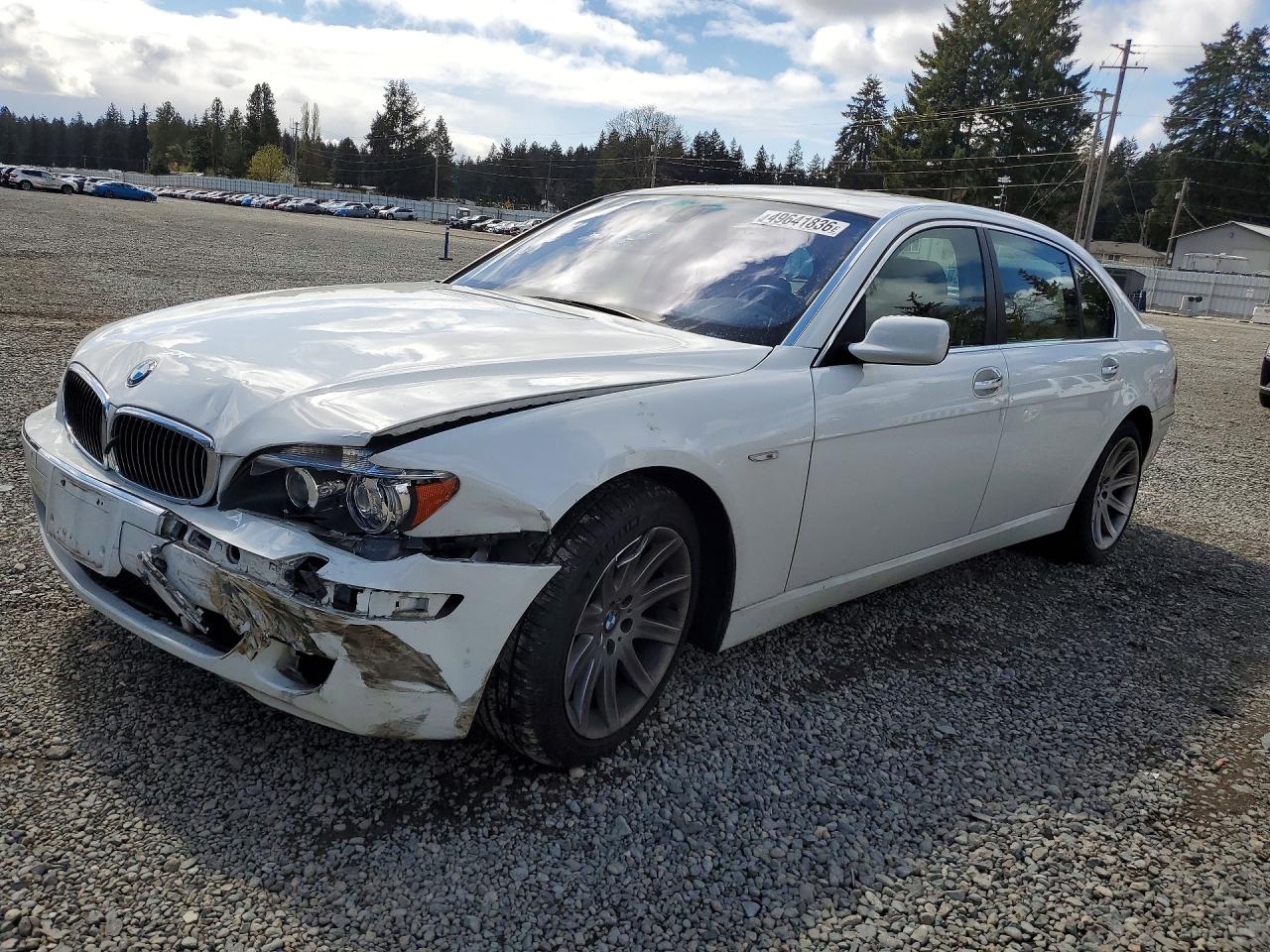 2006 BMW 7 series VIN WBAHN83586DT31482 photo 1