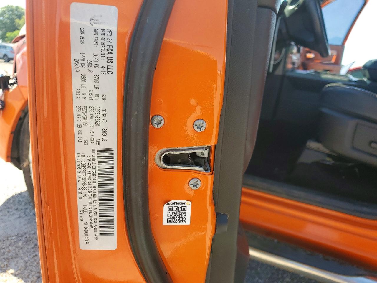 2015 RAM 1500 VIN 1C6RR6MT2FS676488 photo 12