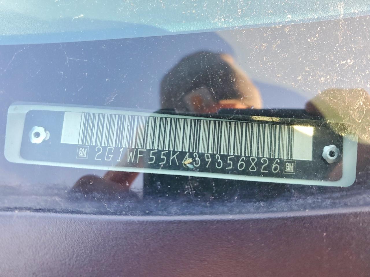 2003 CHEV Impala VIN 2G1WF55K439356826 photo 12
