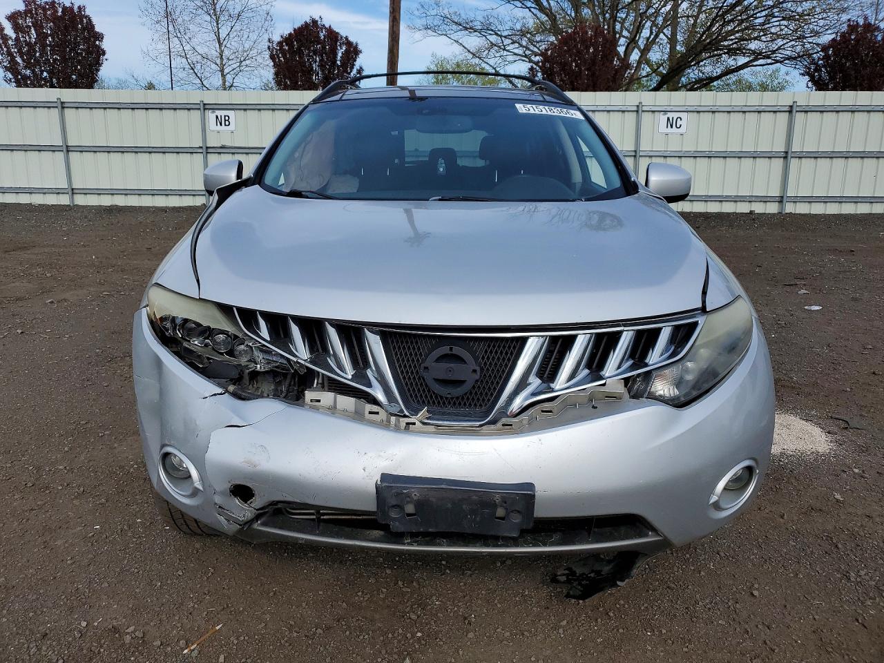 2009 NISS Murano VIN JN8AZ18W79W109126 photo 5