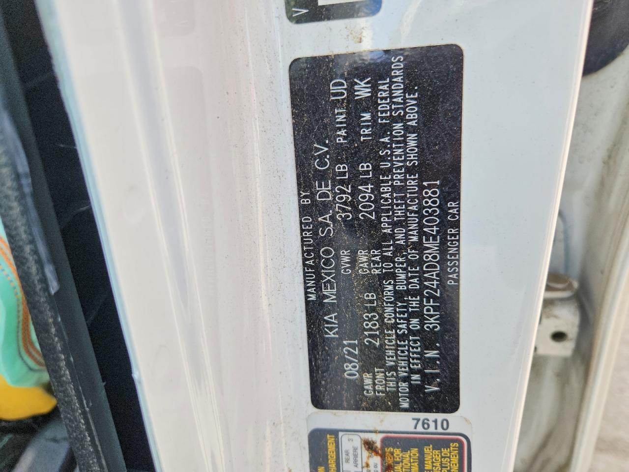 2021 Kia Forte lxs VIN 3KPF24AD8ME403881 photo 12