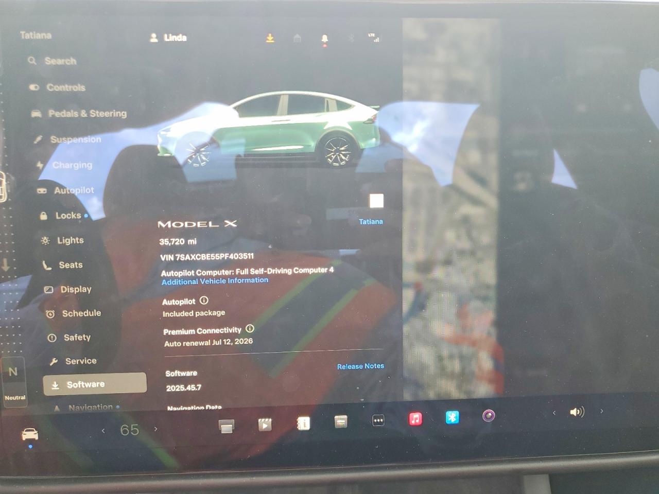 2023 TESLA Model x VIN 7SAXCBE55PF403511 photo 9
