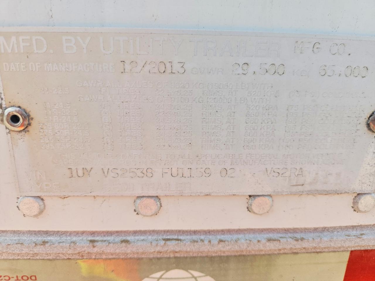 2015 UTILITY All models VIN 1UYVS2538FU115902 photo 10