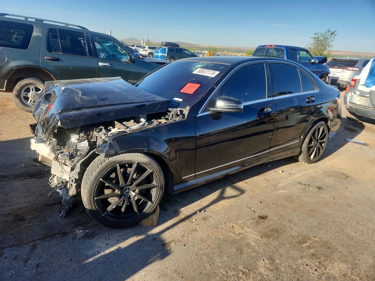 2013 Mercedes-Benz C class VIN WDDGF8ABXDR255399 photo 1