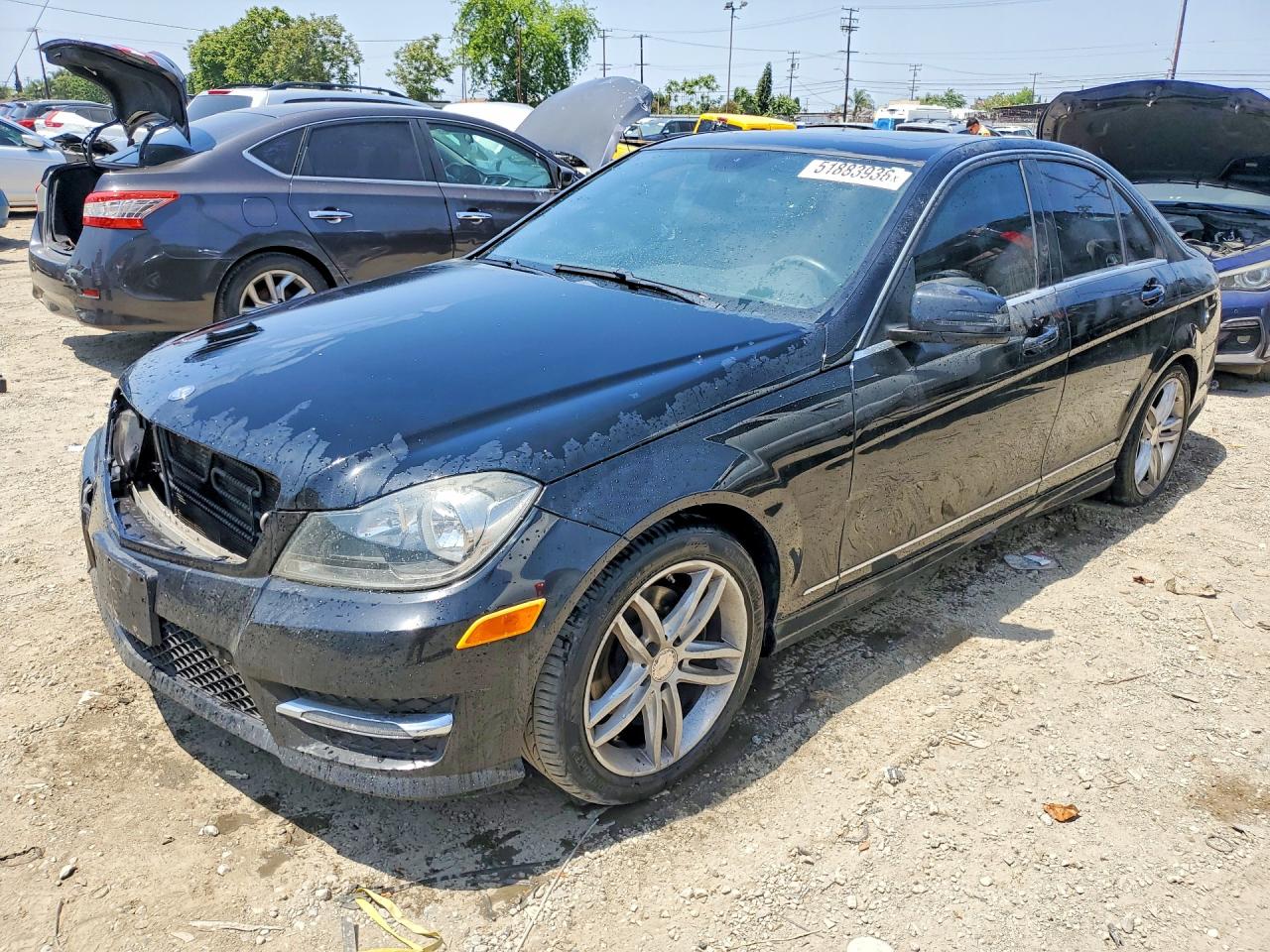 2014 Mercedes-Benz C class VIN WDDGF4HB3EG249441 photo 1