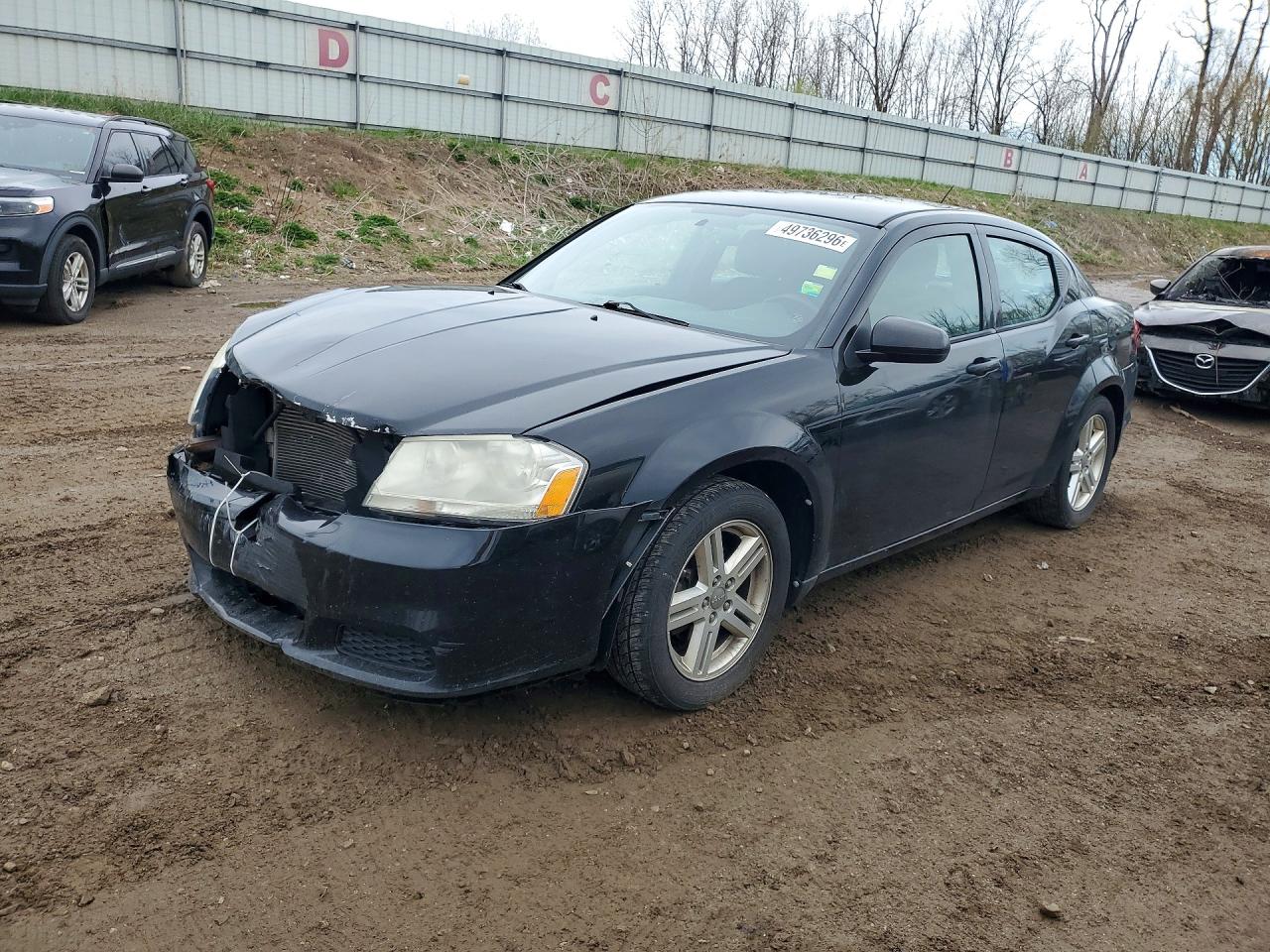 2012 Dodge Avenger VIN 1C3CDZCB4CN207148 photo 1