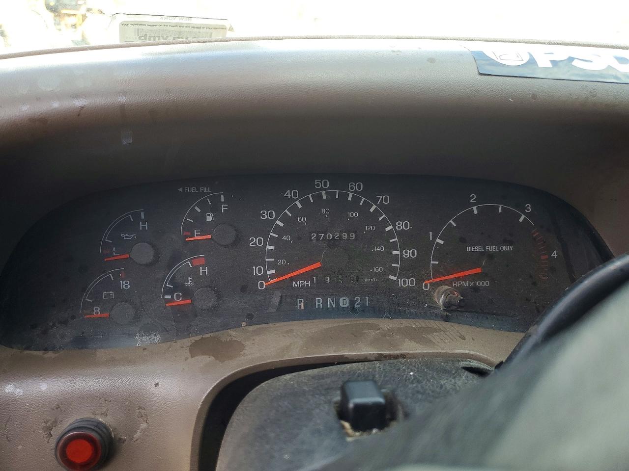 1999 Ford F250 VIN 1FTNW20F0XED18573 photo 9