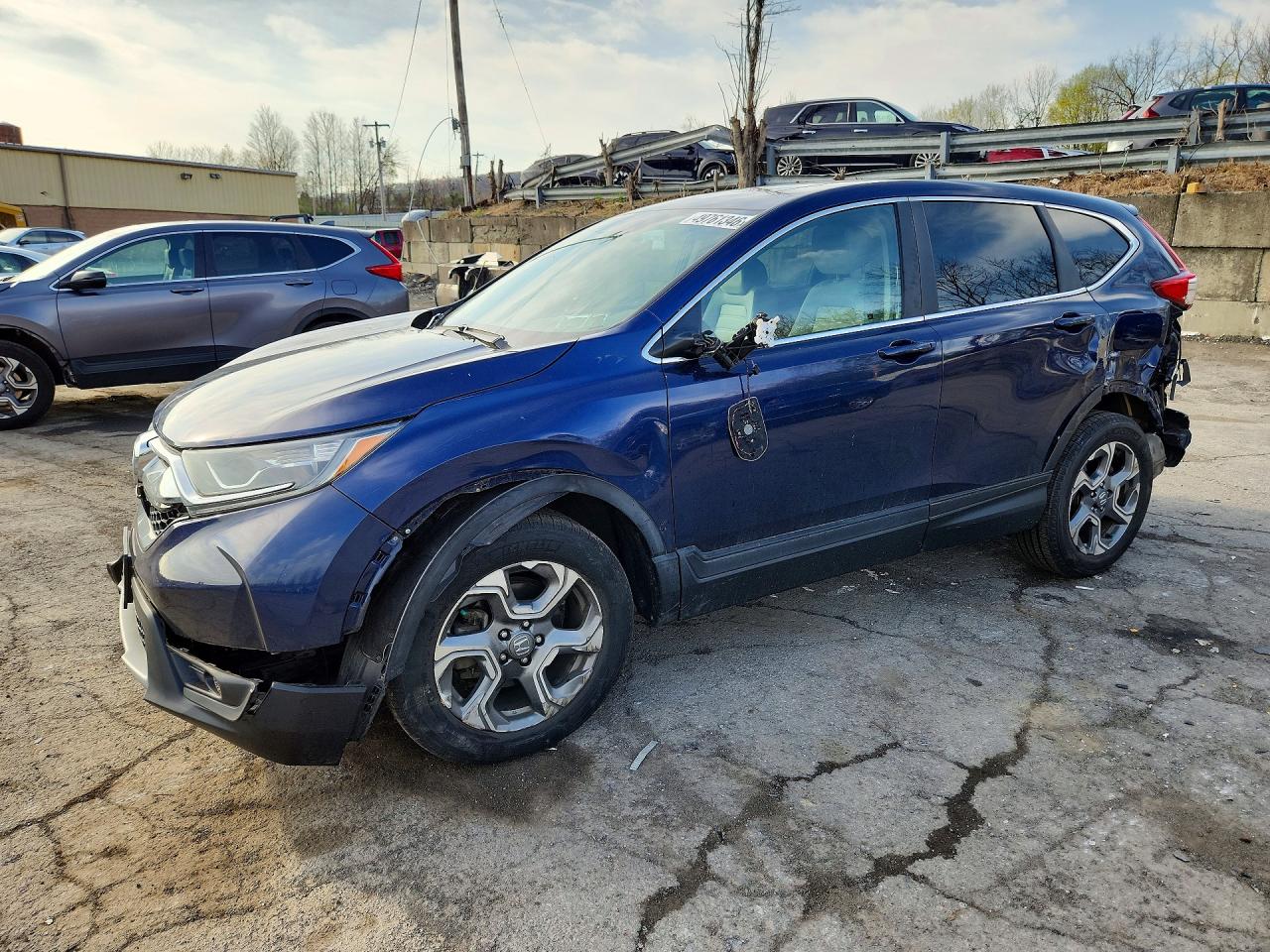 2017 Honda Crv VIN 2HKRW2H53HH668407 photo 1