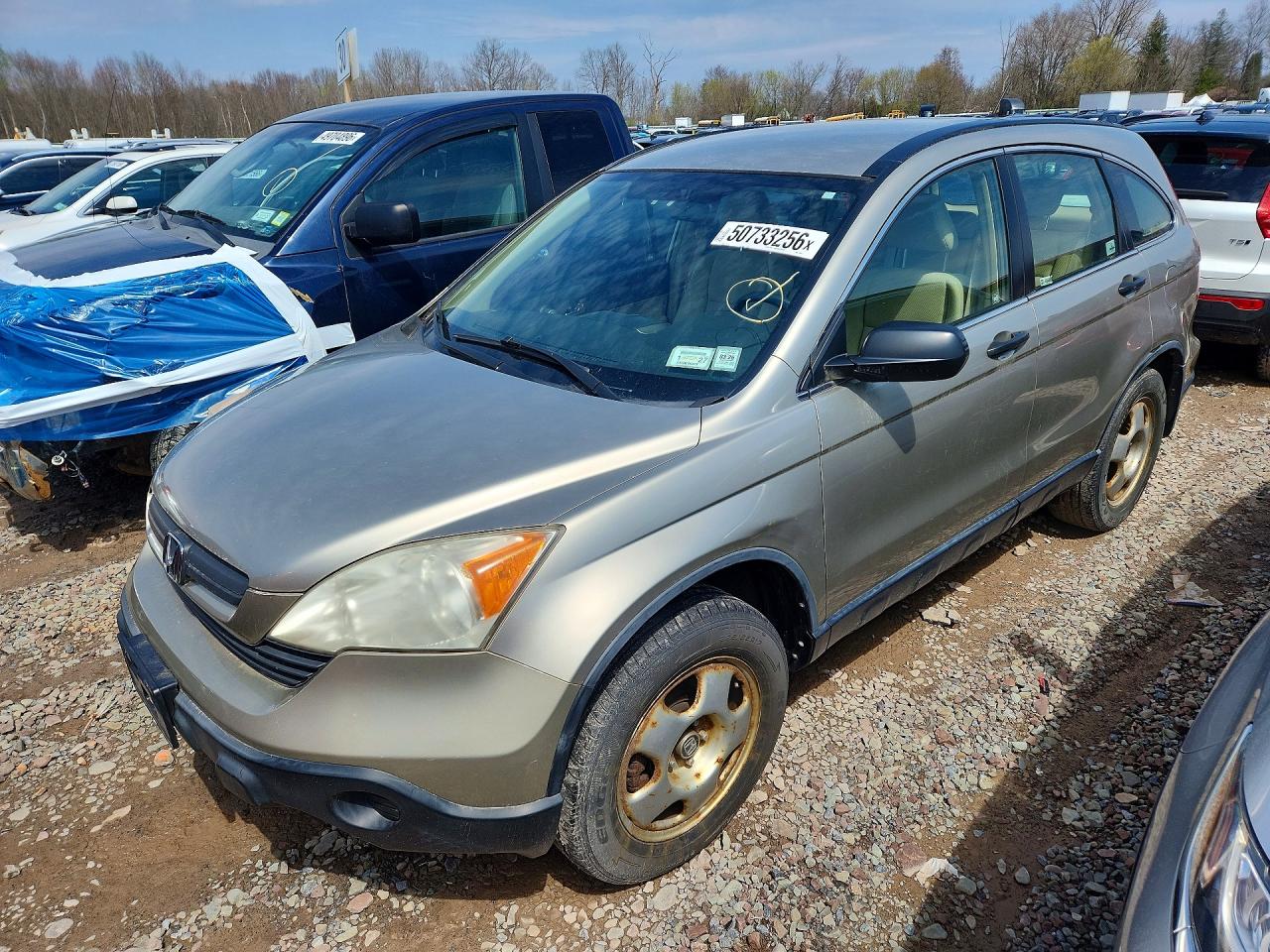 2008 Honda Crv VIN JHLRE48398C048477 photo 1