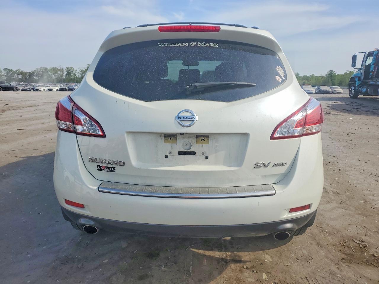 2011 Niss Murano VIN JN8AZ1MW0BW187694 photo 6