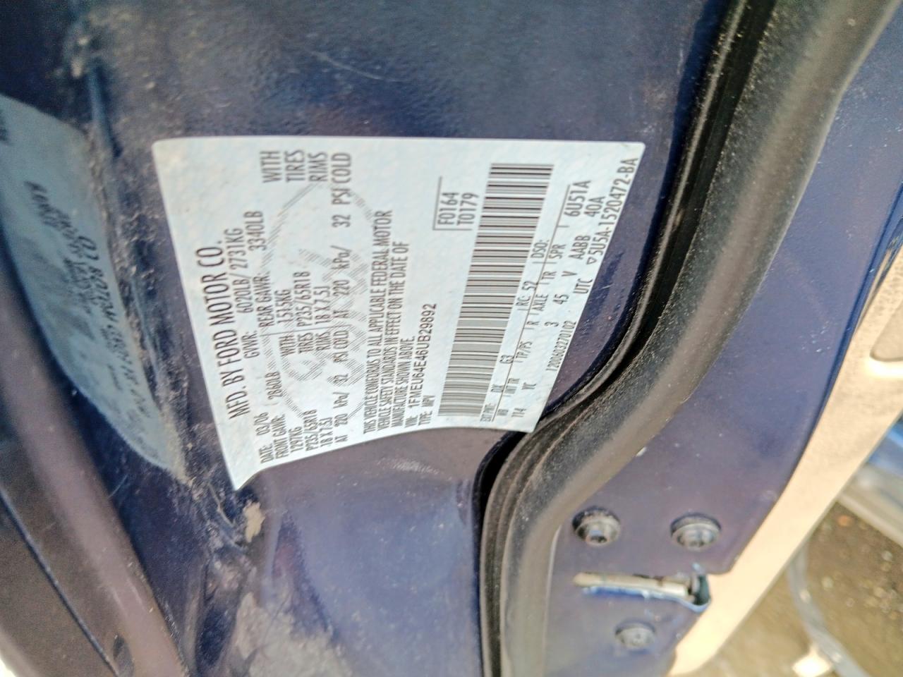 2006 Ford Explorer VIN 1FMEU64E46UB29892 photo 12