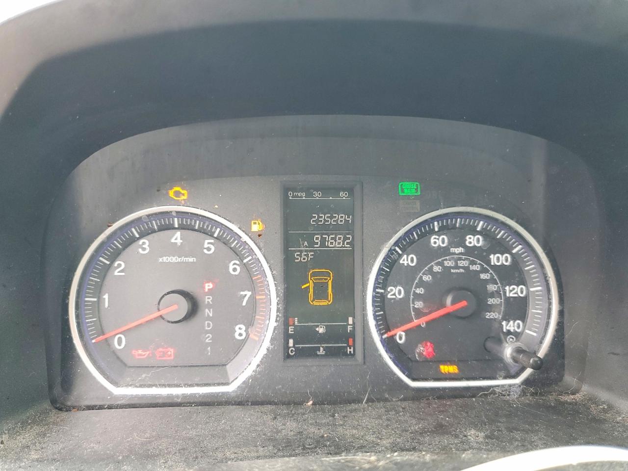 2008 HONDA Crv VIN JHLRE487X8C020383 photo 9
