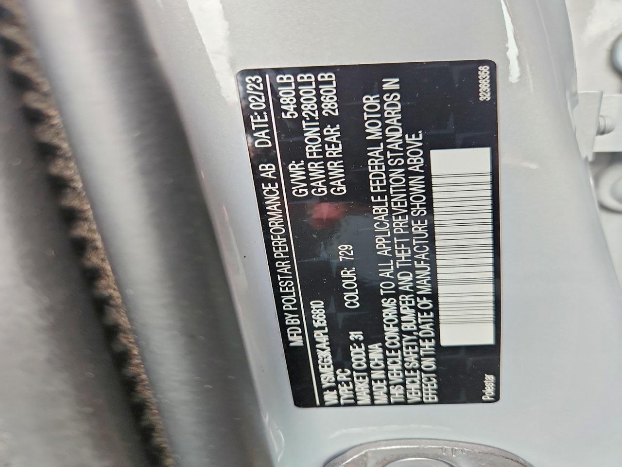 2023 Polestar 2 VIN YSMEG3KA4PL156810 photo 12