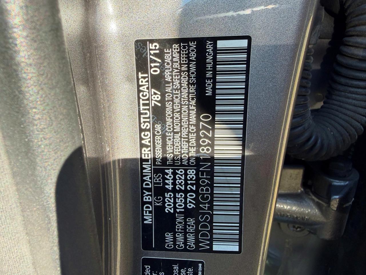 2015 Mercedes-Benz Cla-class VIN WDDSJ4GB9FN189270 photo 10