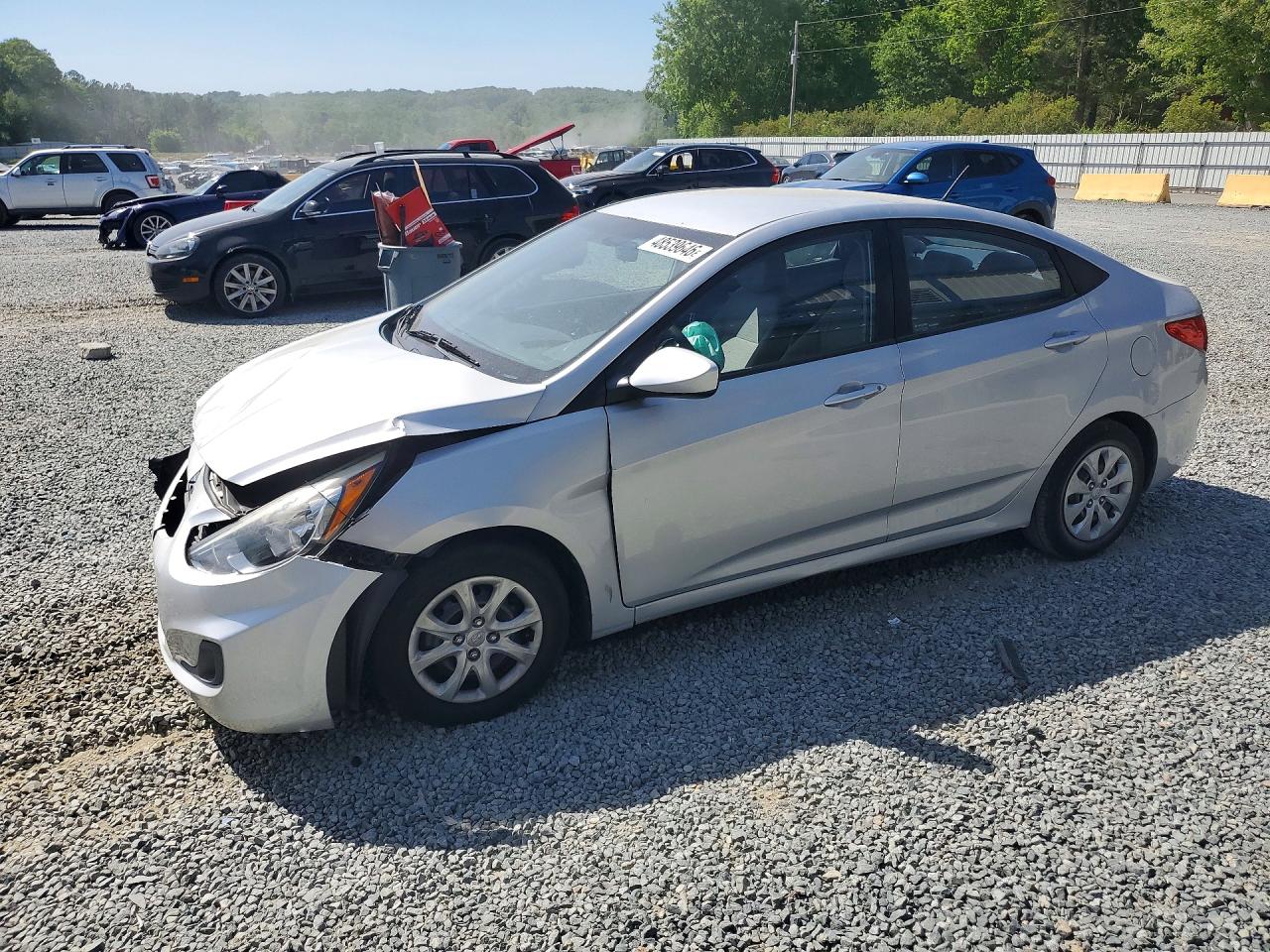 2015 Hyundai Accent VIN KMHCT4AEXFU800582 photo 1