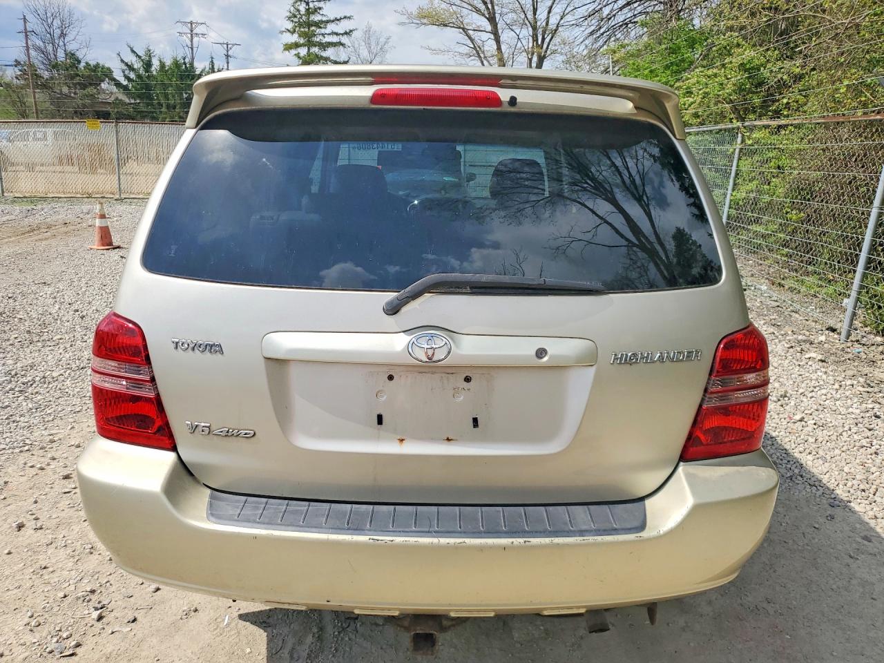 2001 Toyota Highlander VIN JTEHF21AX10026316 photo 6