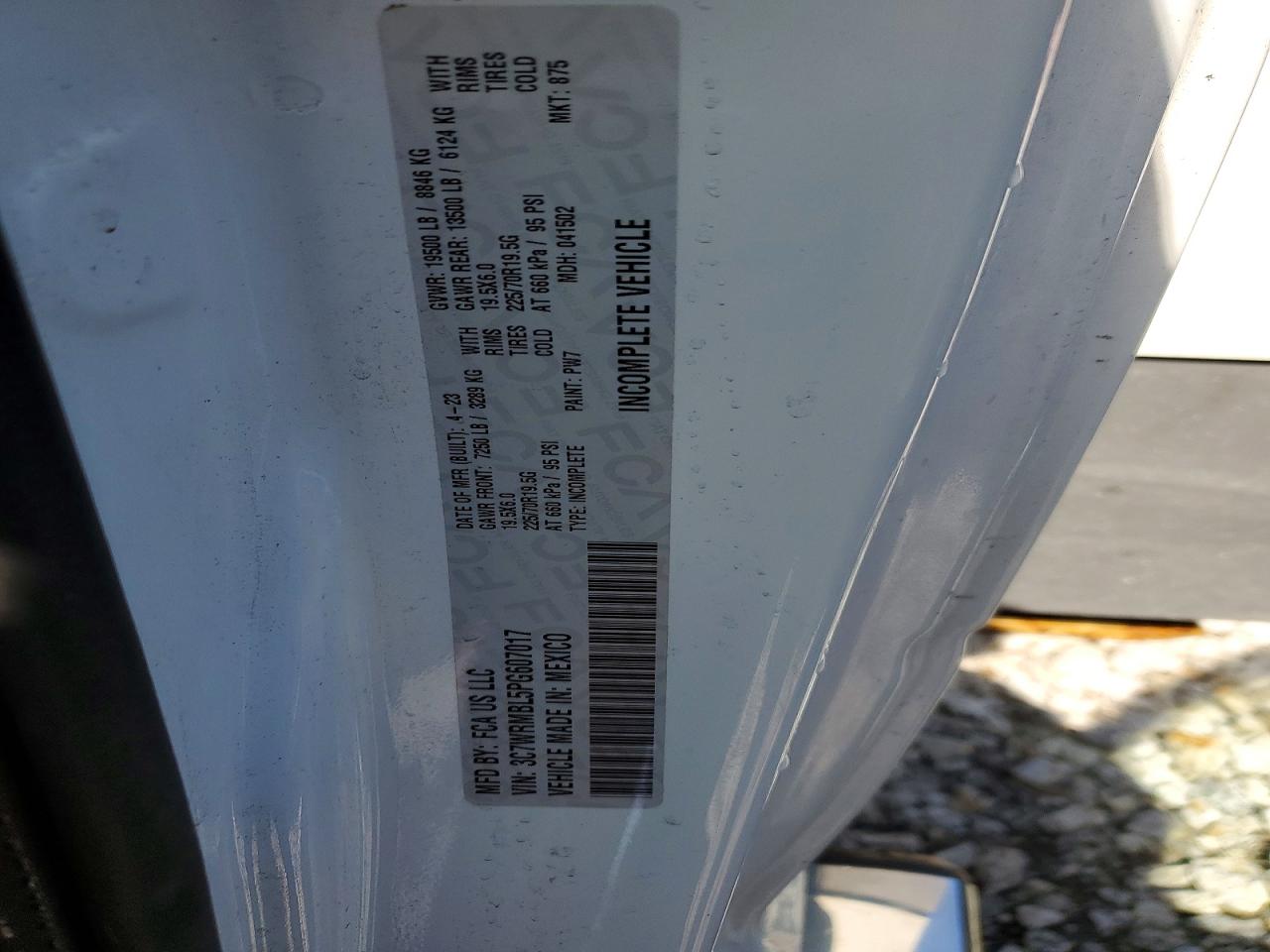 2023 Ram 5500 VIN 3C7WRMBL5PG607017 photo 12
