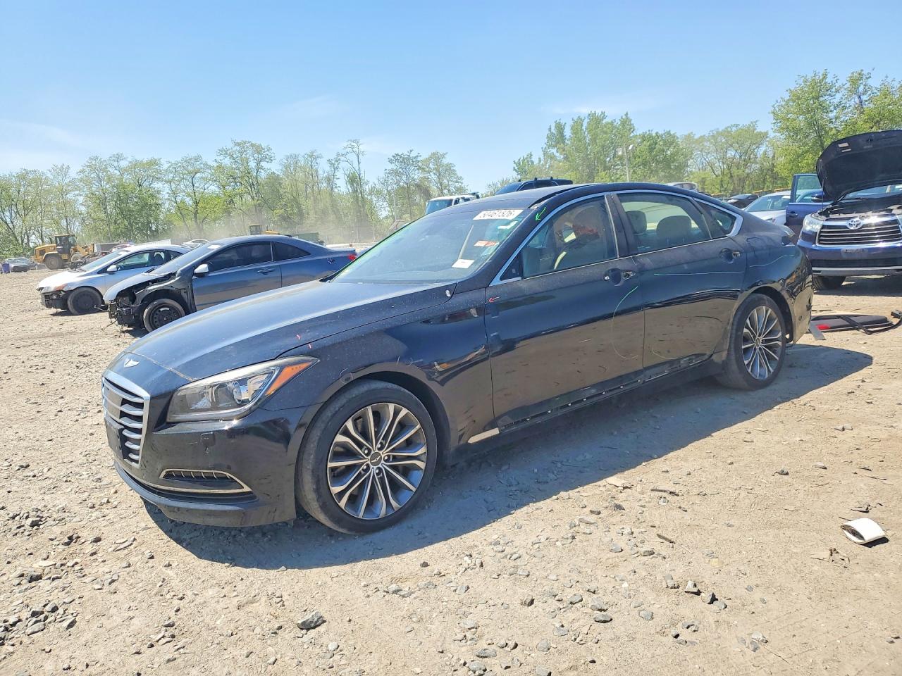 2015 Hyundai Genesis VIN KMHGN4JE7FU101194 photo 1