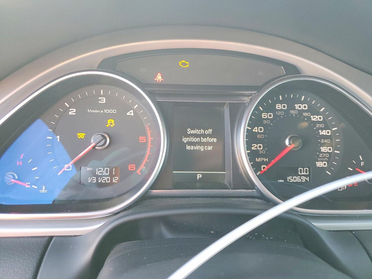 2013 Audi Q7 VIN WA1WMAFE8DD002787 photo 9