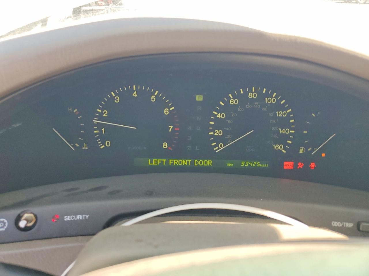 2000 Lexus Ls400 VIN JT8BH28F8Y0167917 photo 9