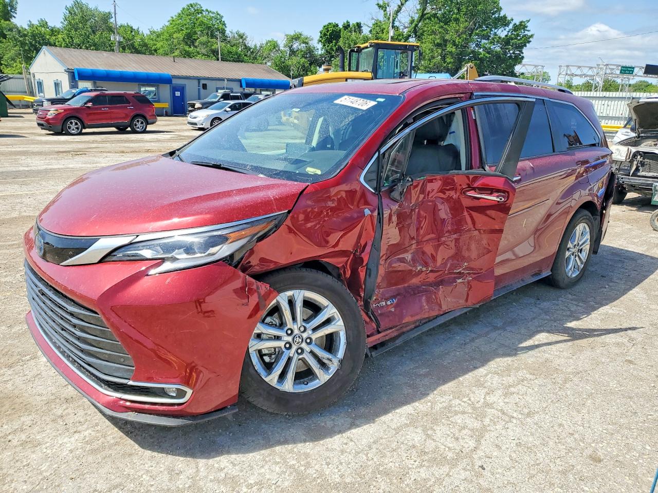 2021 Toyota Sienna VIN 5TDESKFC2MS009847 photo 1