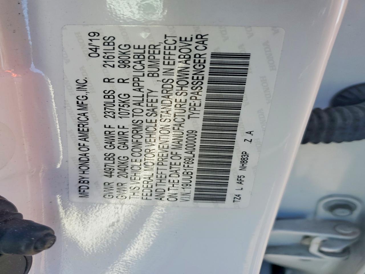 2020 ACURA Tlx VIN 19UUB1F69LA000009 photo 12