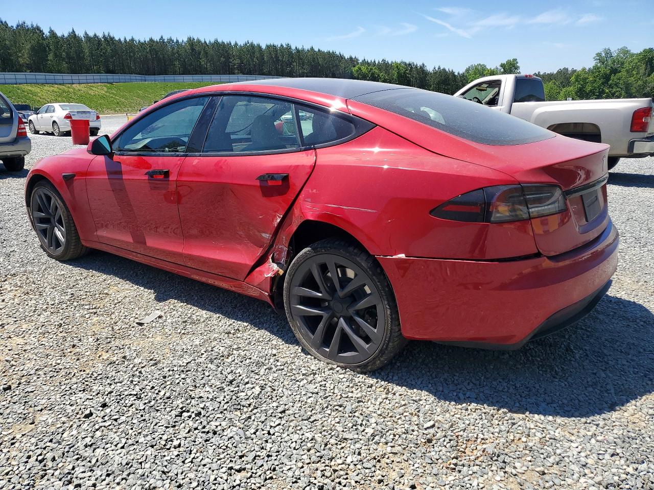 2022 Tesla Model s VIN 5YJSA1E51NF490554 photo 2