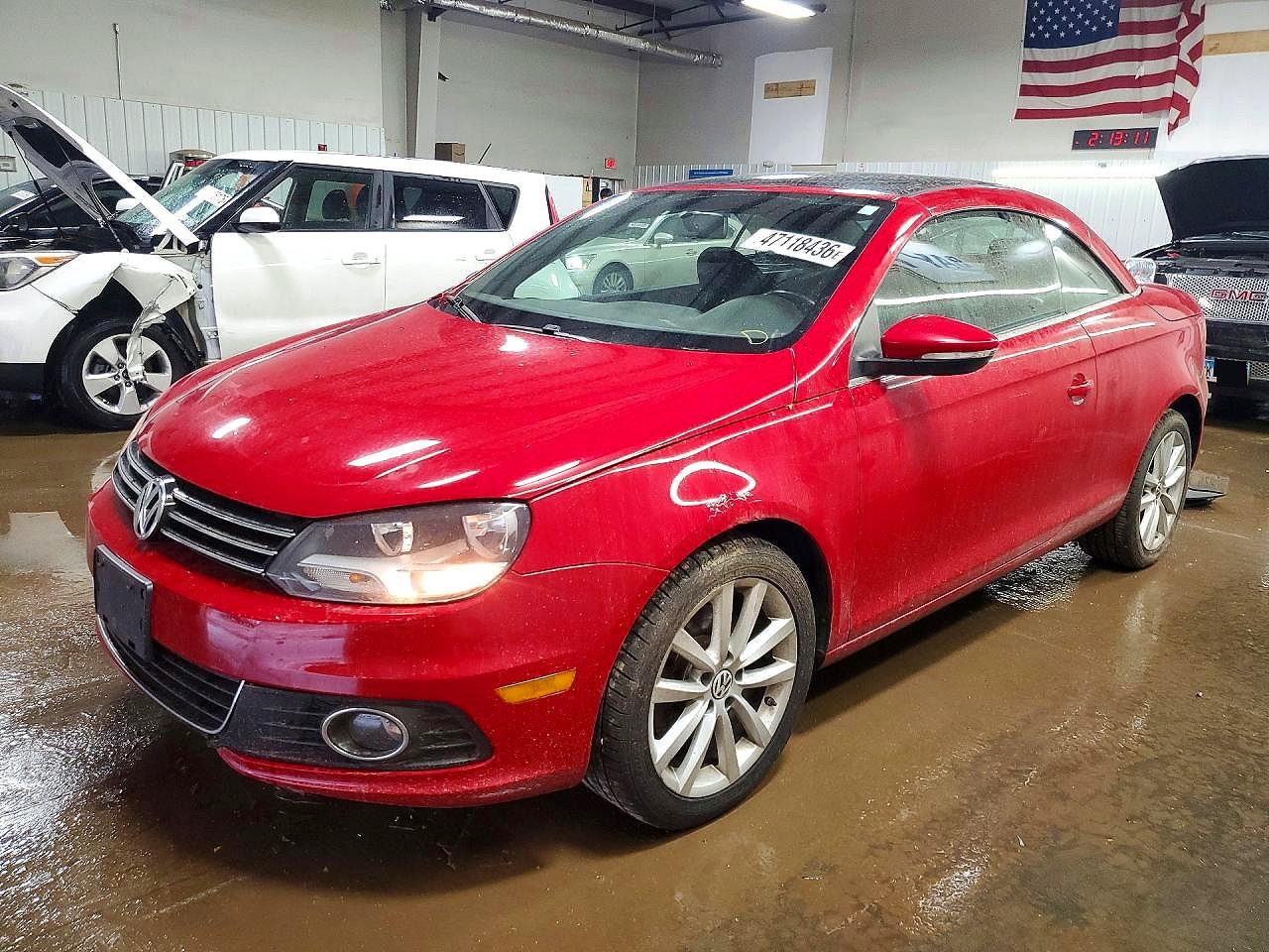 2012 Volkswagen Eos VIN WVWBW7AH3CV001879 photo 1