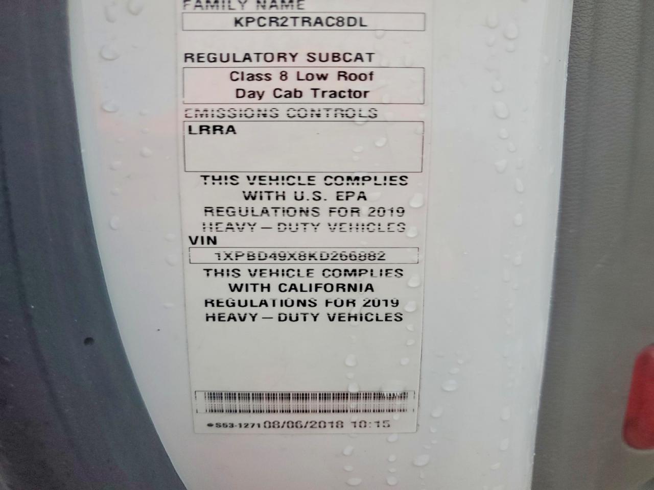 2019 PETERBILT All other VIN 1XPBD49X8KD266882 photo 10